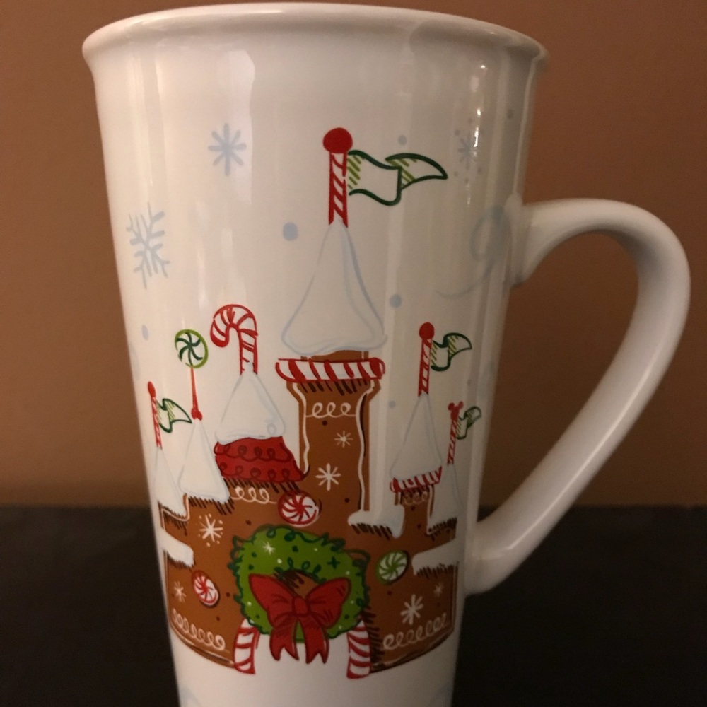 Disney Starbucks Gingerbread Castle Mug